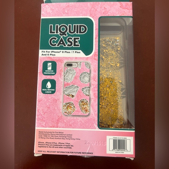 iPhone 8 Plus case, silicon lining with openings for volume and control buttons. - Picture 3 of 3